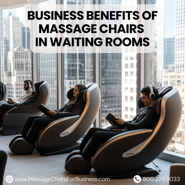 Business benefits of massage chairs in waiting rooms