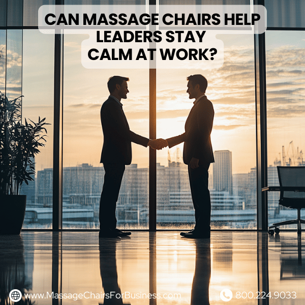 Can massage chairs help leaders stay calm at work?