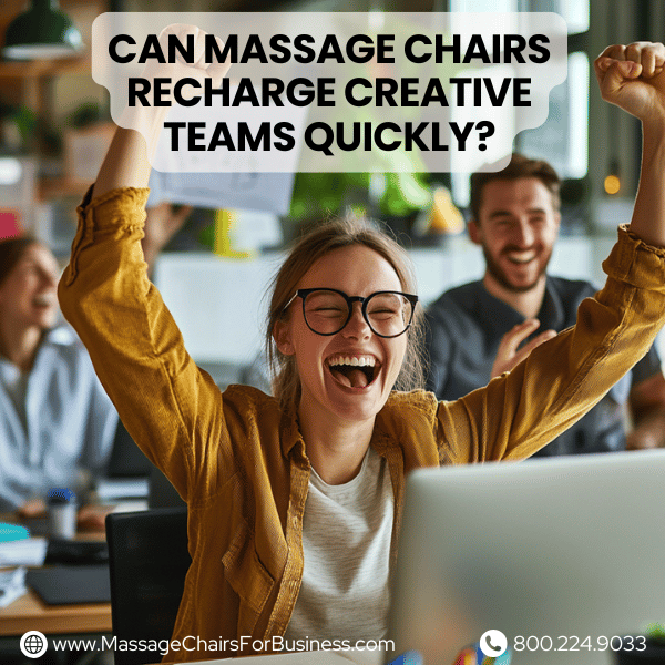 Can massage chairs recharge creative teams quickly?