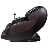 Daiwa Hubble Plus 4D Massage Chair in Chocolate side view.