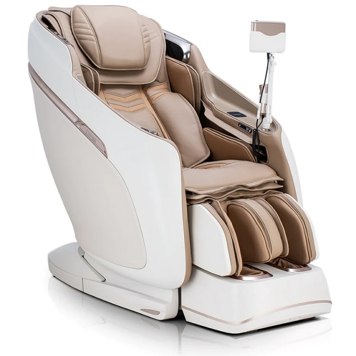 JPMedics Kaze Massage Chair in White/Beige