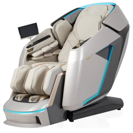 Osaki Grand Duo 4D+4D Massage Chair in beige.