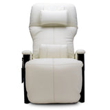 Svago SV-395 ZGR Plus Zero Gravity Recliner in Snowfall black base front view.